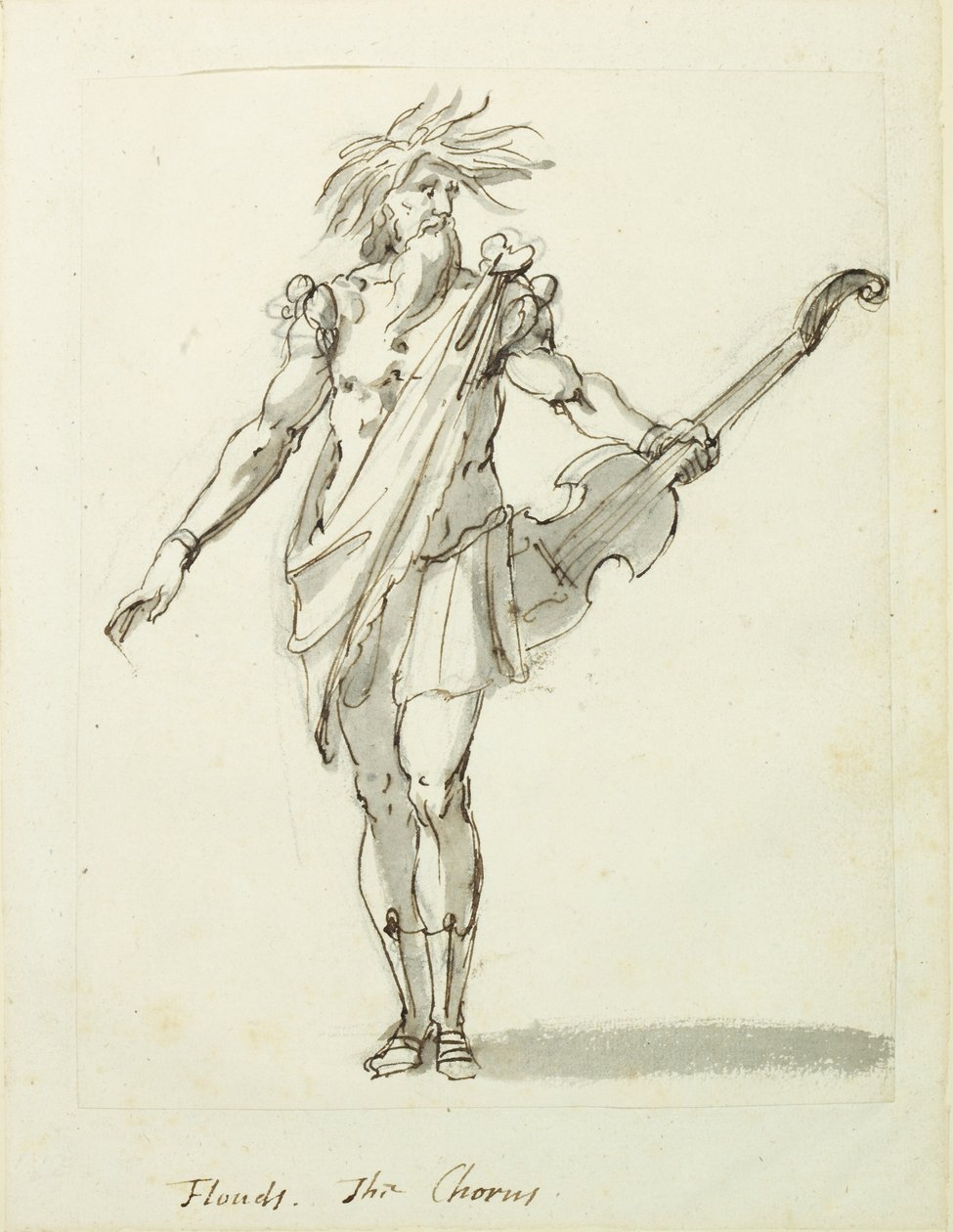 Inondations : le Chœur, vers 1631 - Inigo Jones