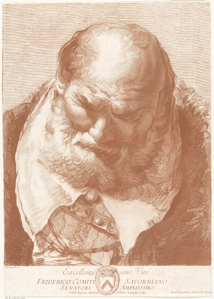 Portrait de Friderico Comiti Savorniano - Innocente Alessandri