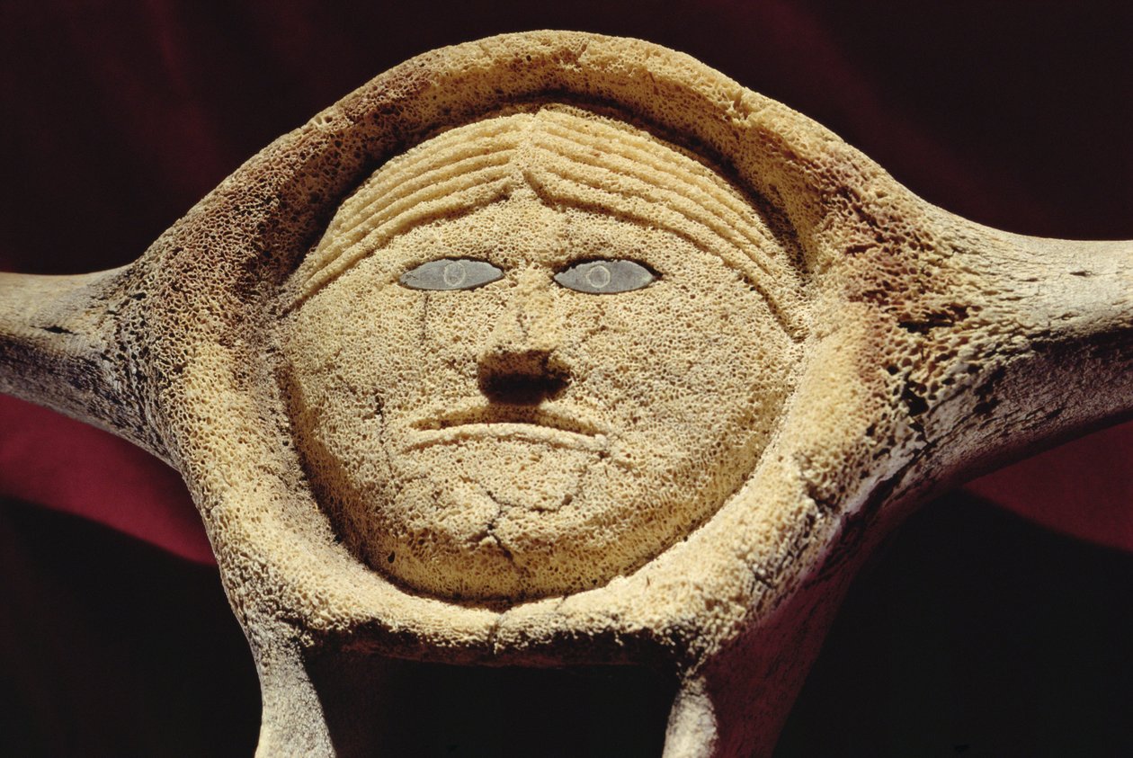 Tête de Janus, du Cap Dorset - Inuit School
