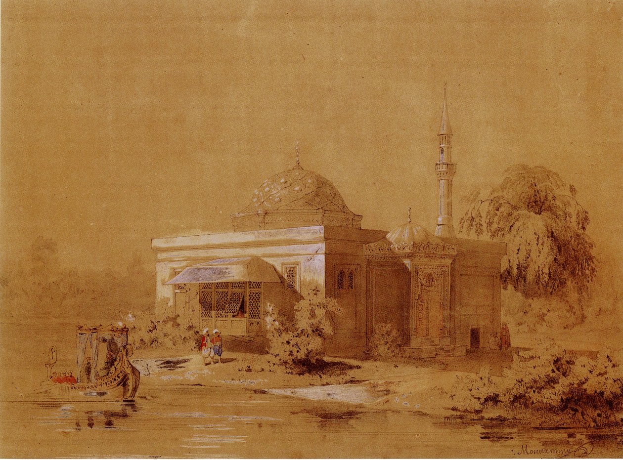 Projet du pavillon du bain turc dans le parc Catherine de Tsarskoïe Selo, vers 1850 - Ippolit Antonovich Monighetti