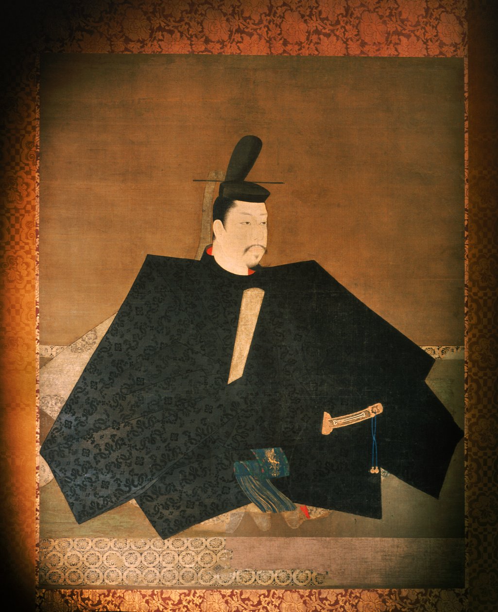 Portrait du Shogun Minamoto Yoritomo dans un temple bouddhiste, 2005 (photo) - Ira Block