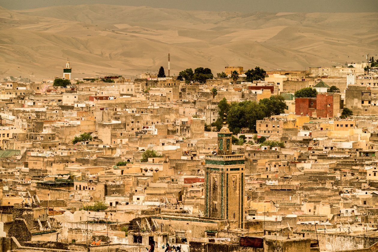 Vue de la médina de Fès, Maroc, 2017 - Ira Block