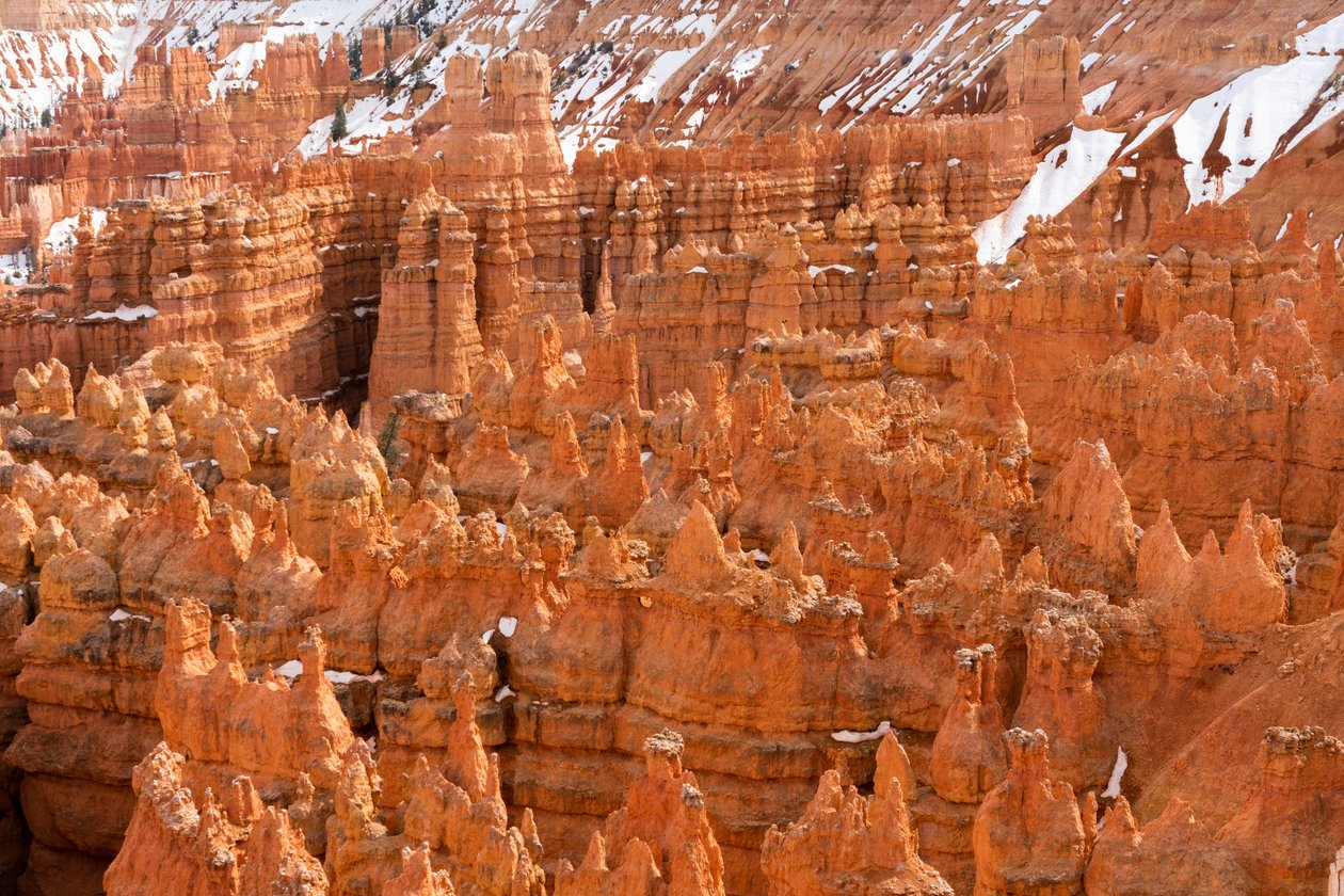 Hoodoos - flèches créées par l