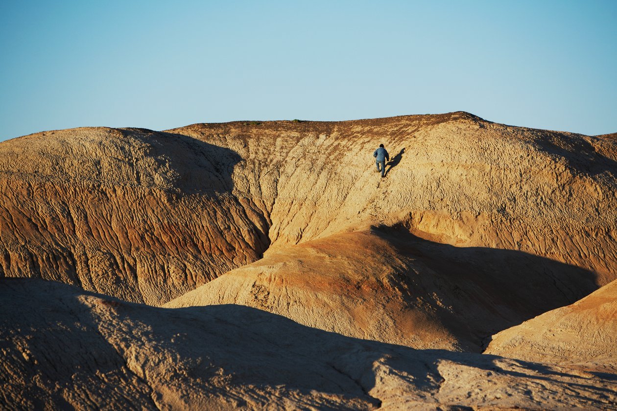Scènes autour de Wu Cai Wan dans le désert de Gobi, Xinjiang, Chine occidentale, 2007 - Ira Block