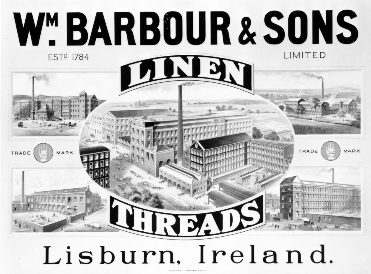 Publicité pour Wm. Barbour et Fils - Irish School