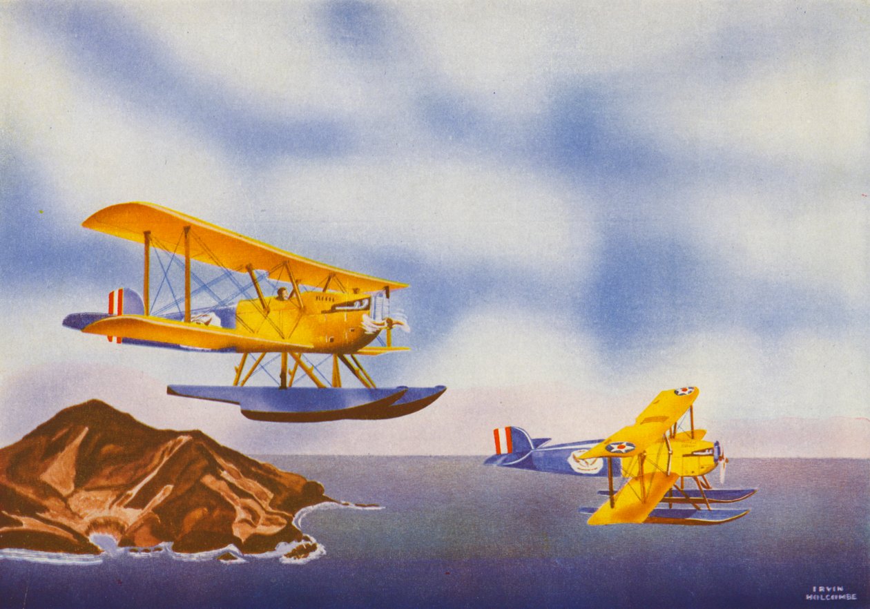 Douglas DWC (lithographie couleur) - Irvin L. Holcombe
