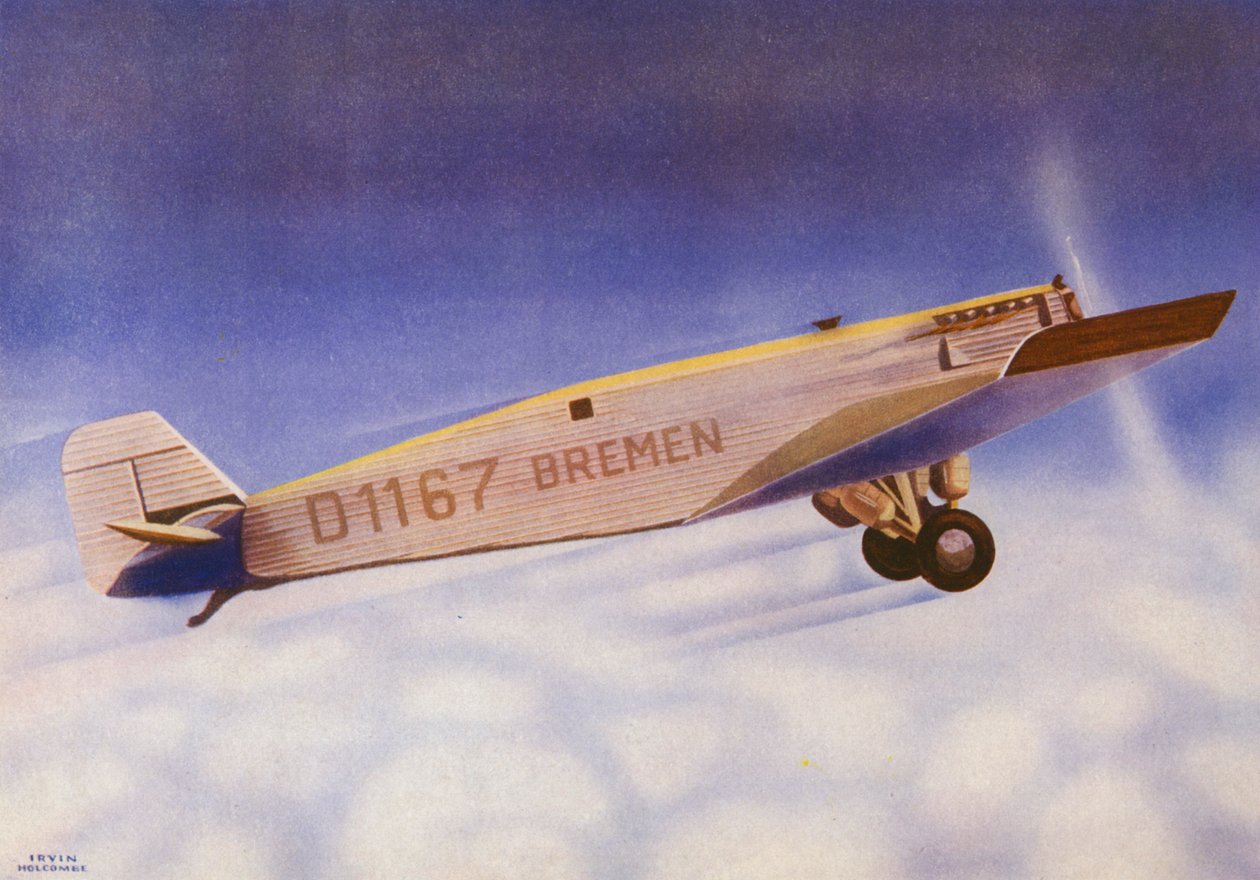 Junkers (lithographie couleur) - Irvin L. Holcombe