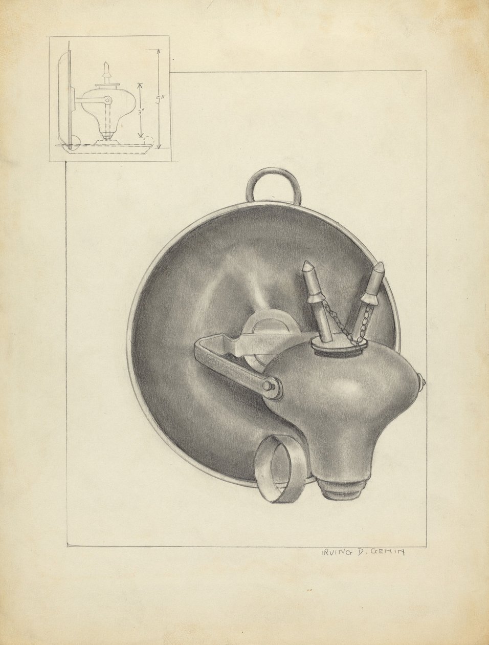 Lampe - Irving D. Genin