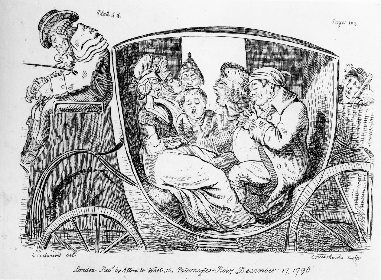 Passagers de la diligence endormis, planche 43 de 