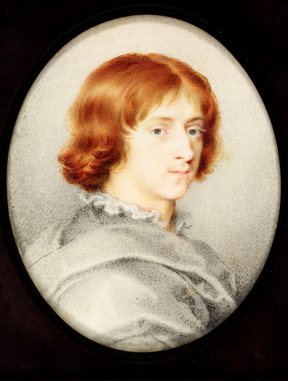 Un jeune homme traditionnellement identifié comme Isaac Oliver le Jeune, le fils du peintre - Isaac (attr. to) Oliver