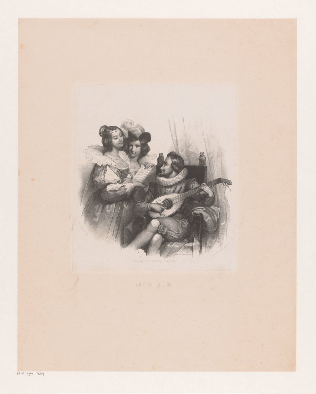 Groupe de musiciens (Musique) - Isaac Cornelis Elink Sterk