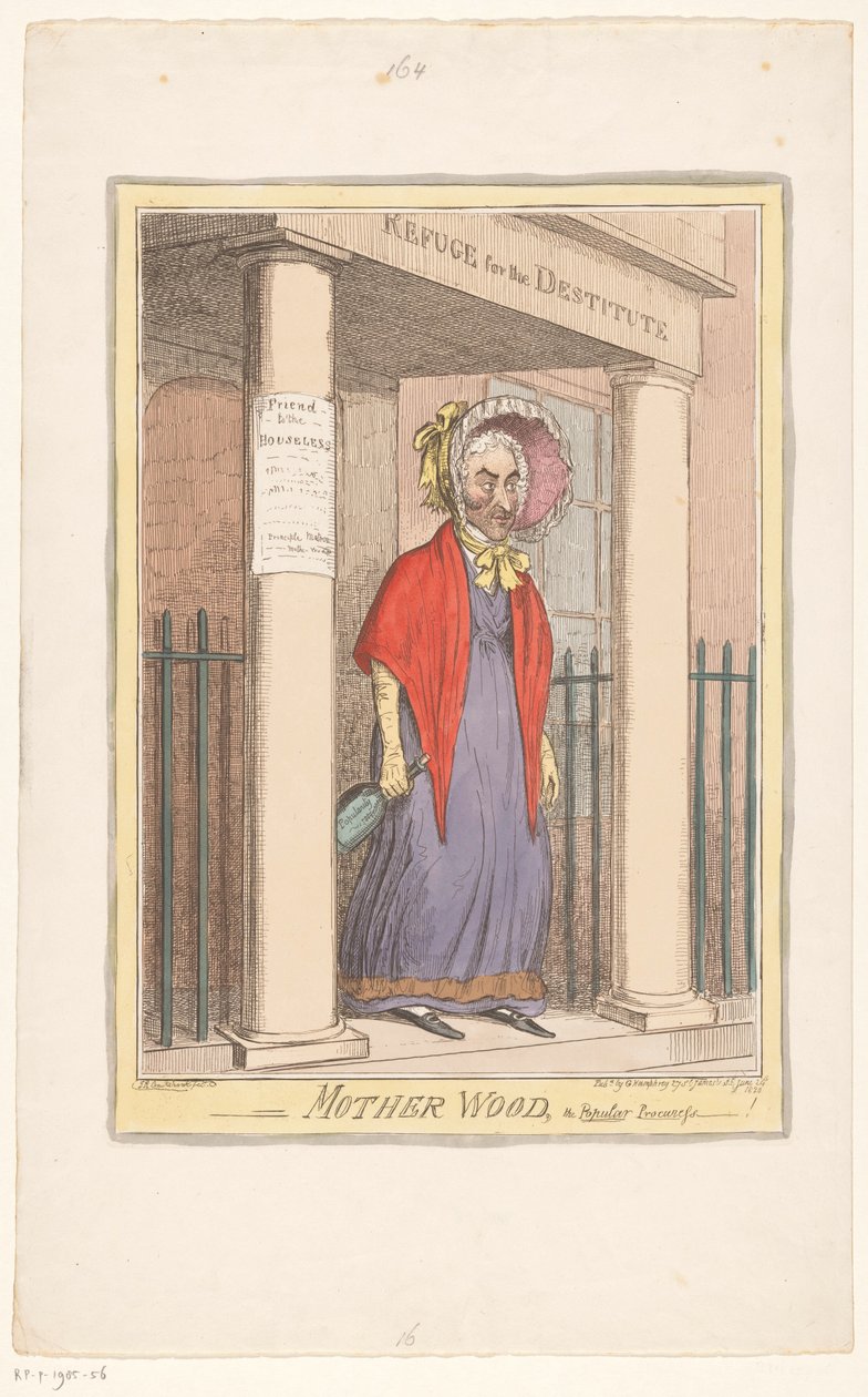 Caricature de Sir Matthew Wood, 1820 - Isaac Cruikshank