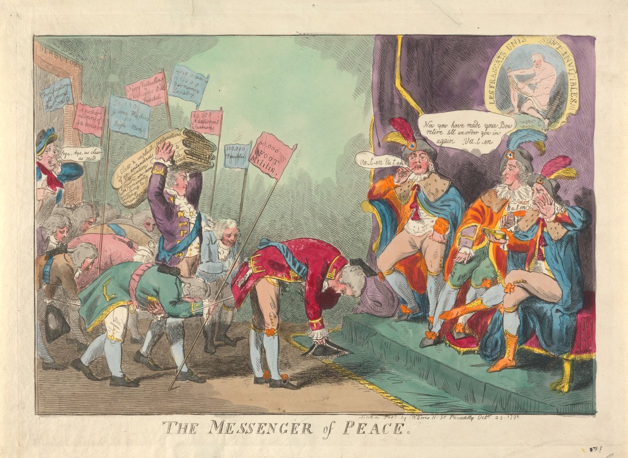 Der Friedensbote - Isaac Cruikshank