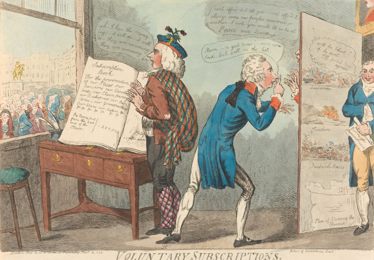 Freiwillige Abonnements - Isaac Cruikshank