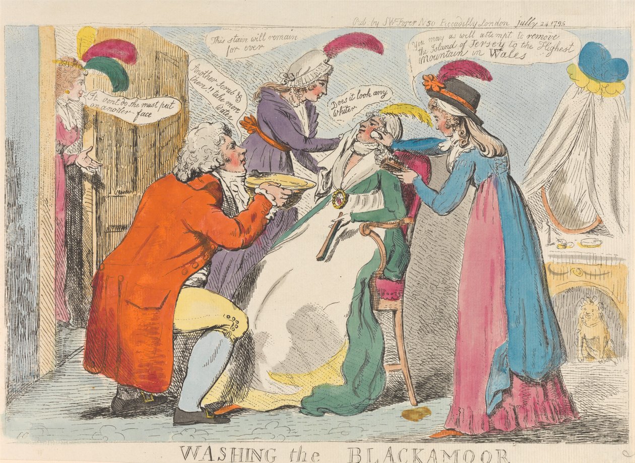 Den Mohren waschen - Isaac Cruikshank