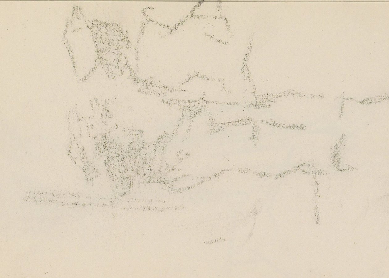 Abklatsch du dessin au crayon sur la page 13 - Isaac Israels