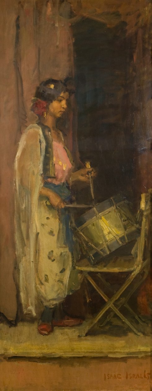 La joueuse de tambour égyptienne - Isaac Israels