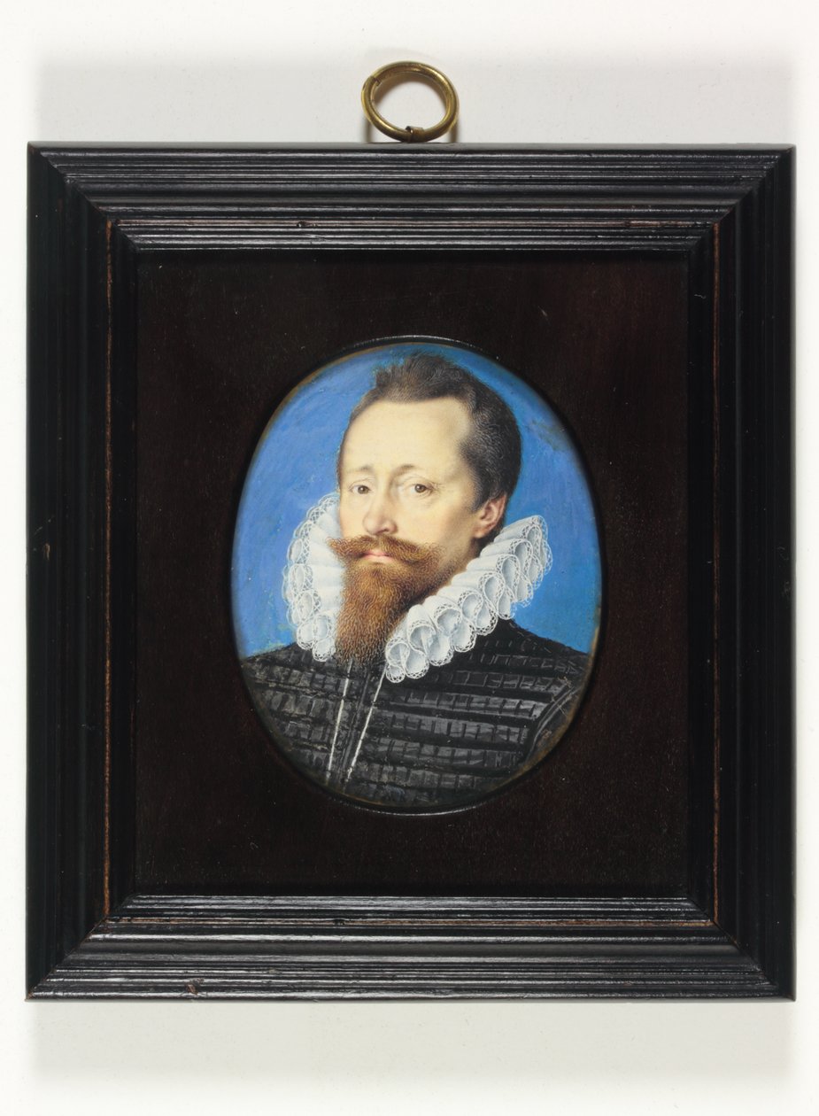 Un gentilhomme, peut-être Edward Cecil, vicomte de Wimbledon (aquarelle sur vélin) - Isaac Oliver