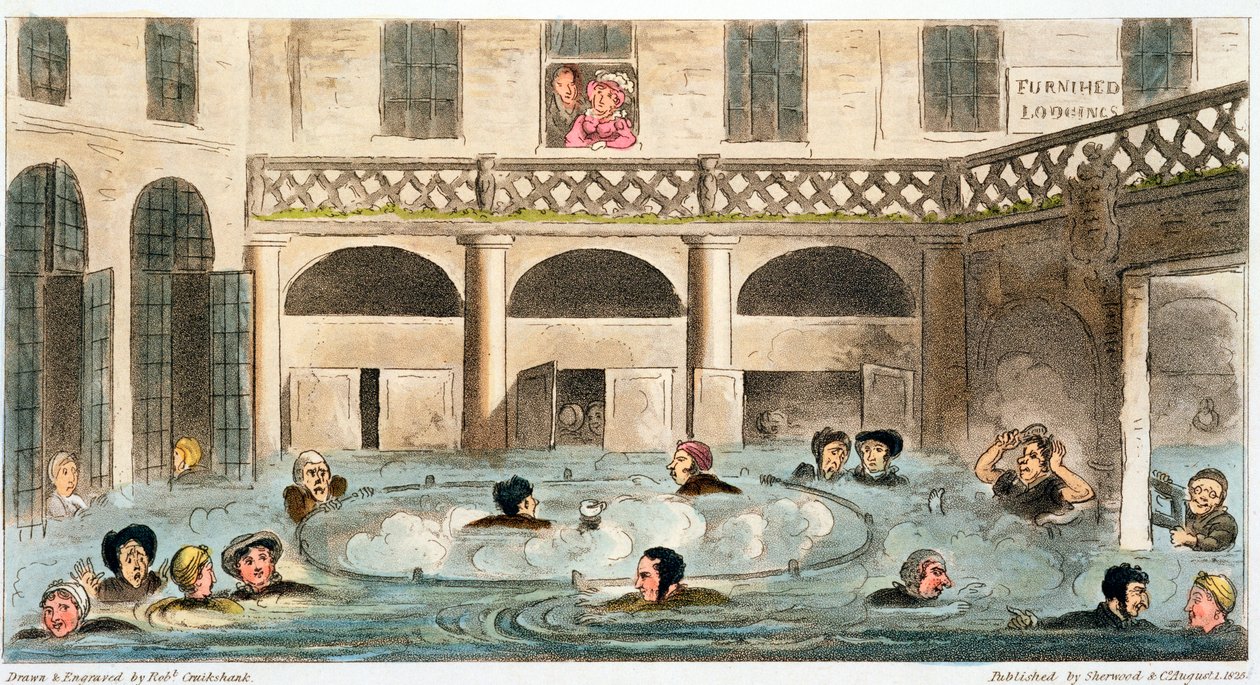 Bains publics à Bath, ou cuire à l