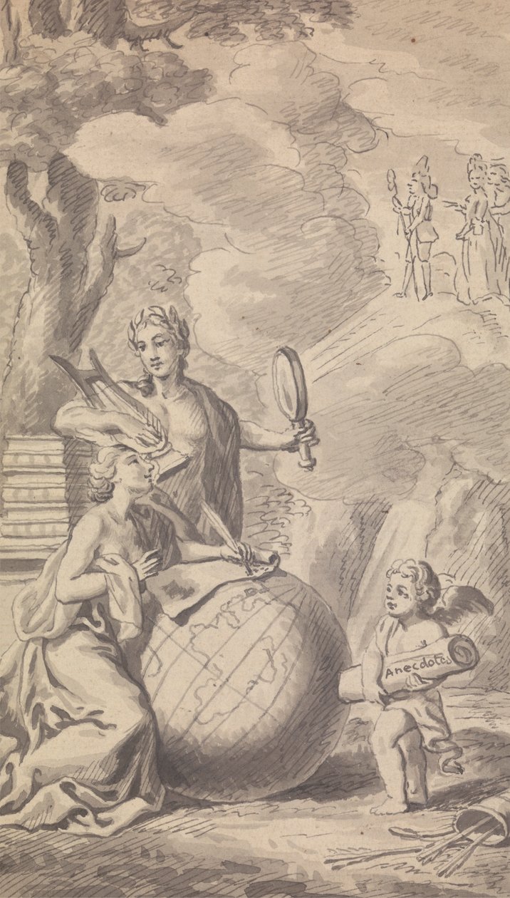 Frontispice Vol. VII, No. I pour 1775 du Town and Country Magazine - Isaac Taylor