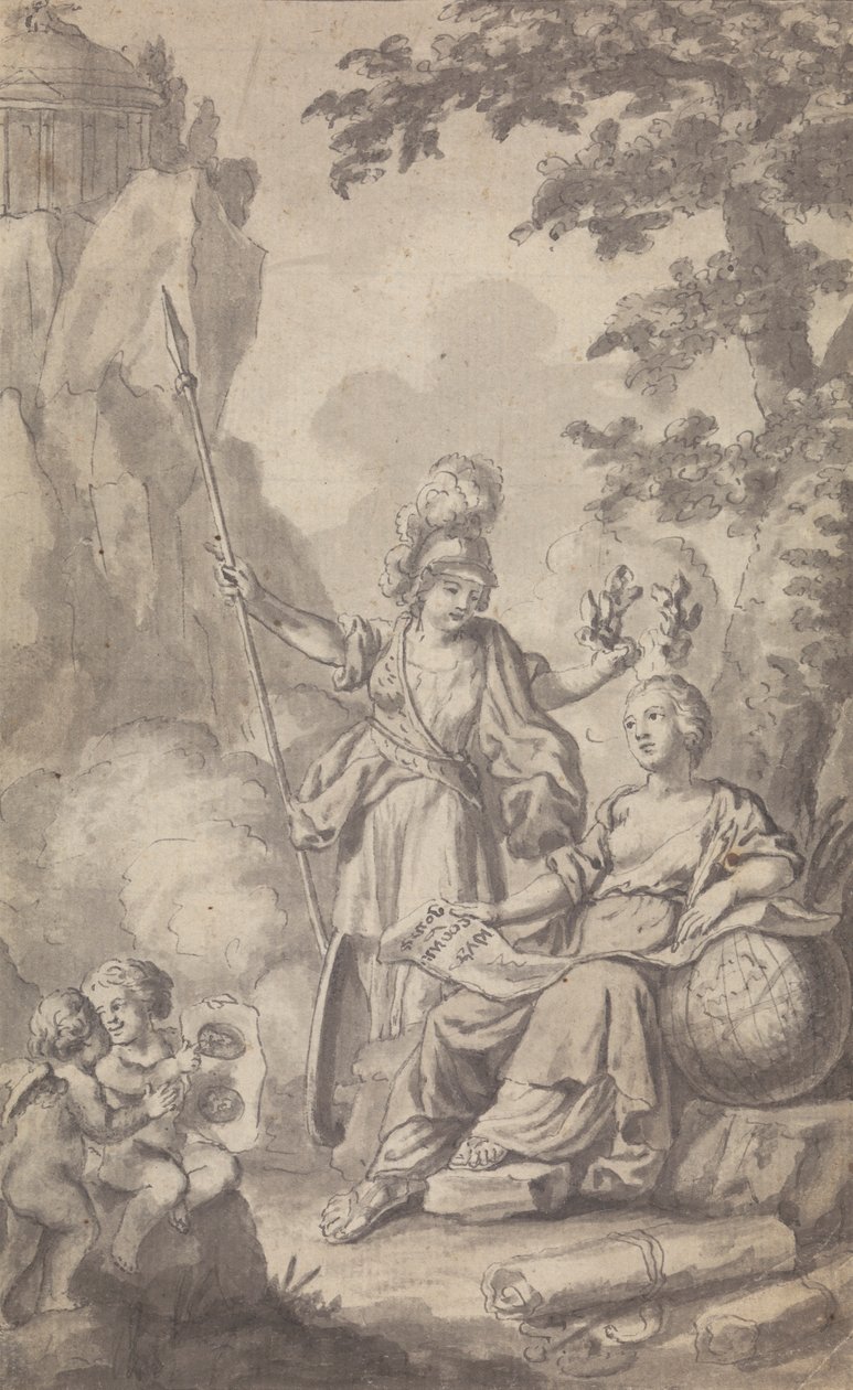 Frontispice pour Town and Country Magazine, Vol. II, No. 1 - Isaac Taylor
