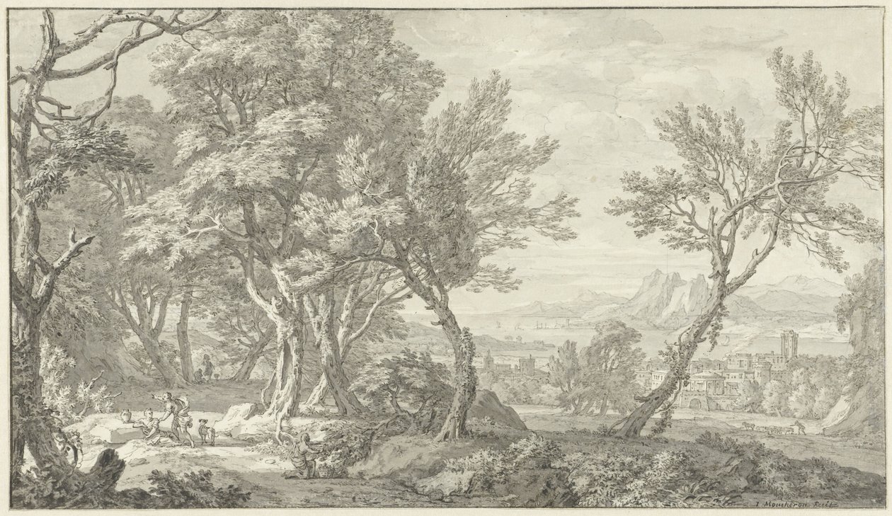 Paysage arcadien - Isaac de Moucheron
