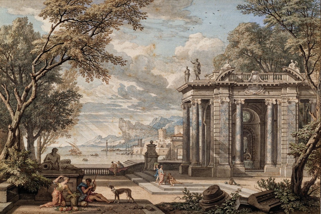 Paysage arcadien - Isaac de Moucheron