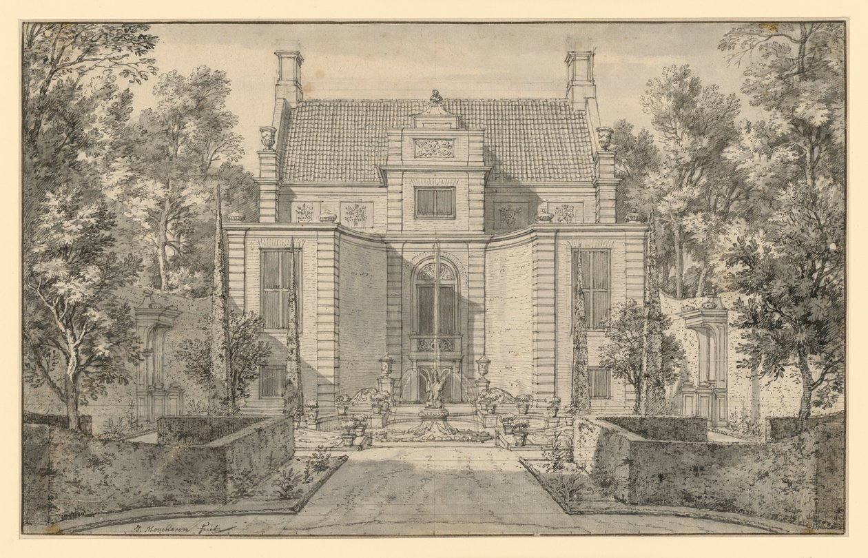 Vue du jardin d