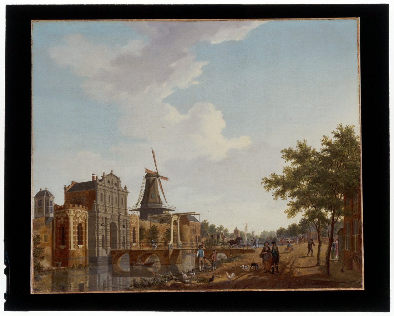 La Catharijnepoort à Utrecht - Isaak Ouwater