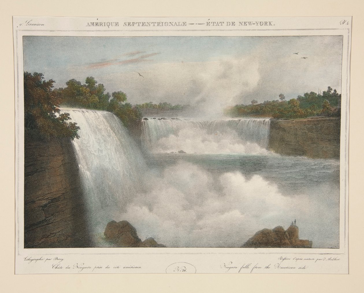 Amérique septentrionale - État de New-York, No. 36 - Isidore Laurent Deroy