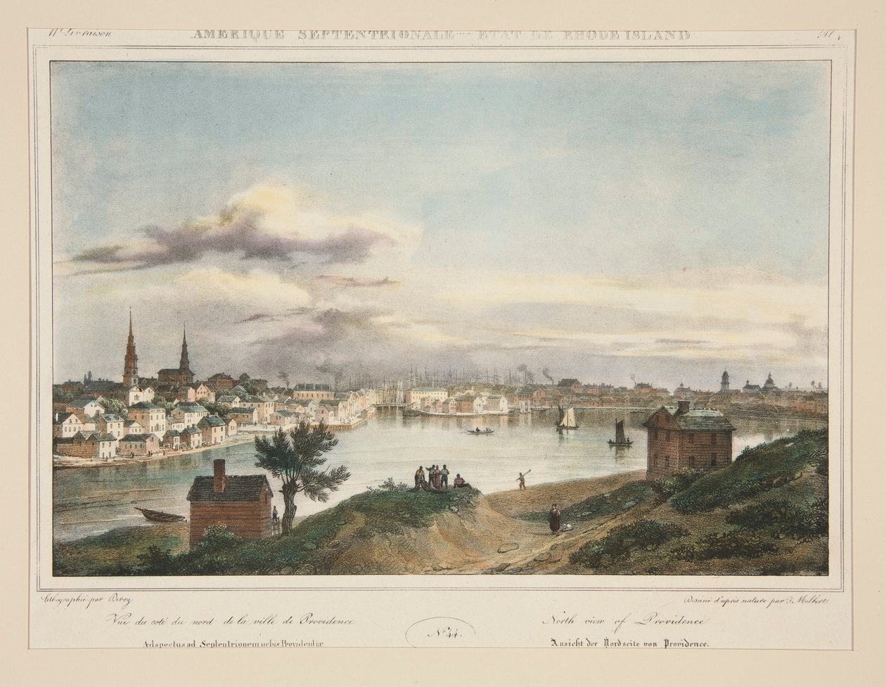 Amérique septentrionale - État de Rhode Island. N. 44, pl. 4 - Isidore Laurent Deroy