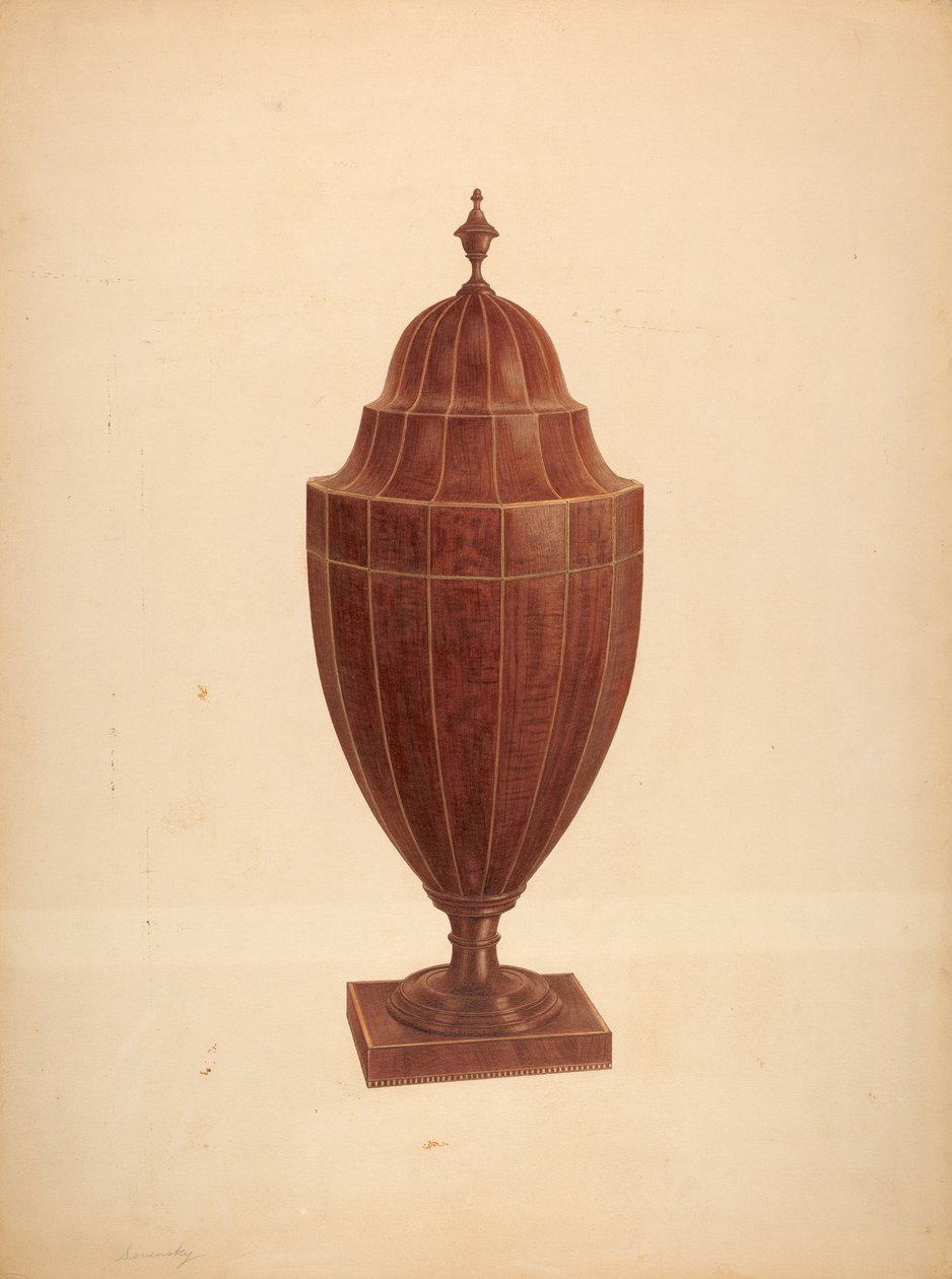 Boîte à couteaux et cuillères - Isidore Sovensky