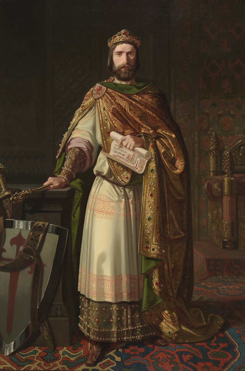 Roi Ferdinand II de León, 1850 - Isidoro Lozano