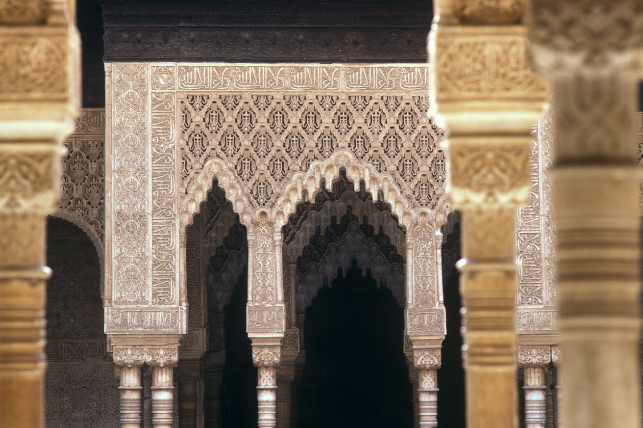 Détail des arcs dans la Cour des Lions - Islamic School