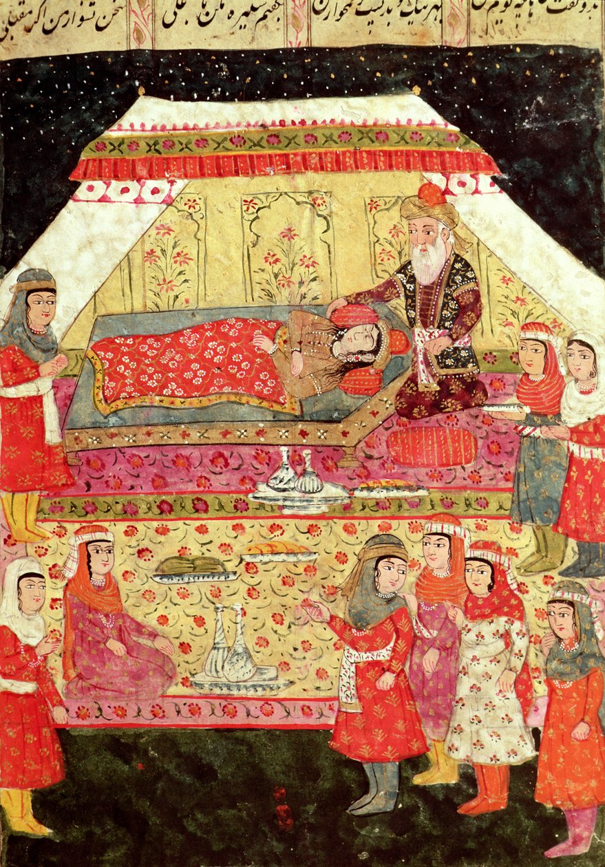 Scène de harem, illustration du 