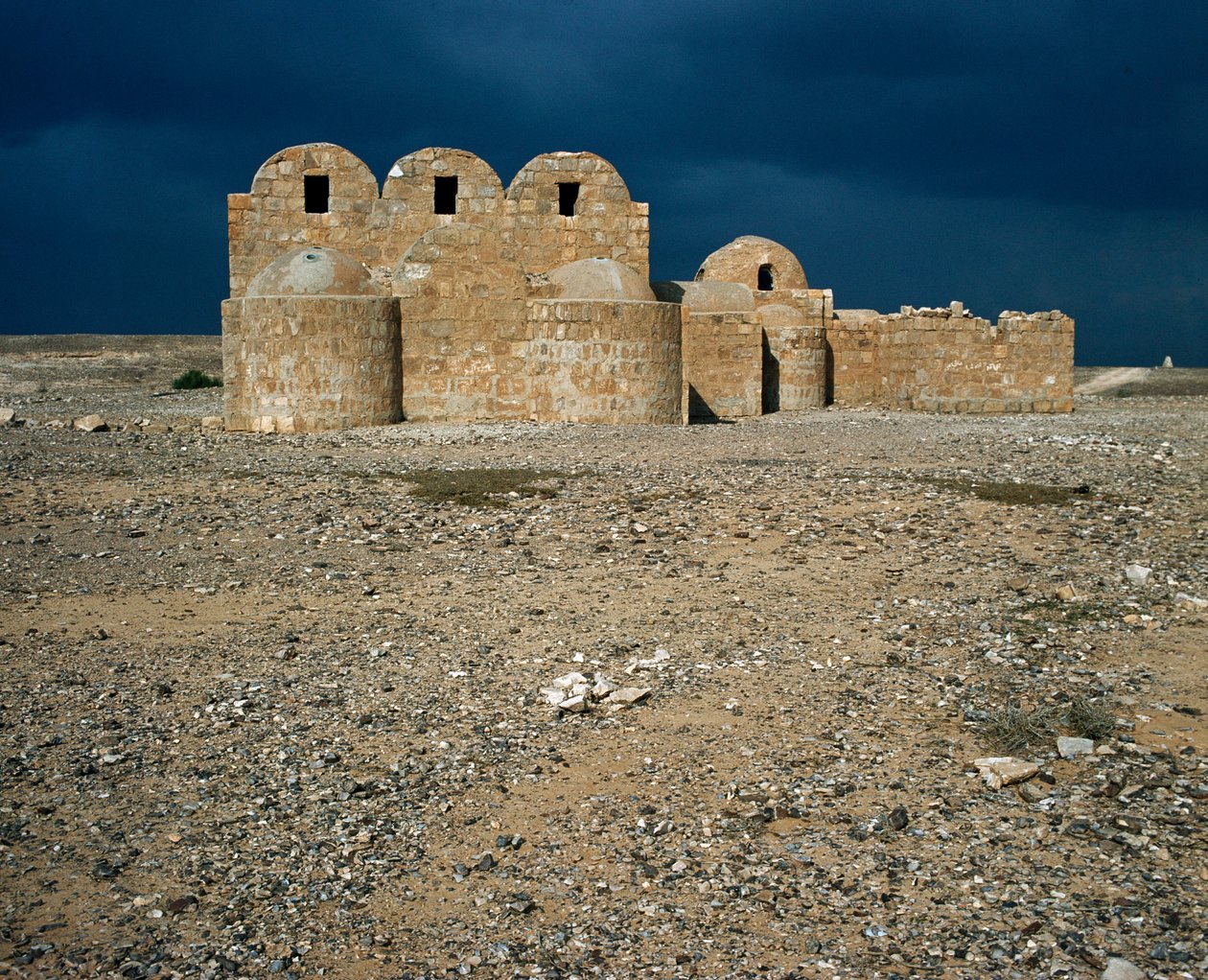 Vue de Qasr Amra, châteaux du désert (711-715) - Islamic School