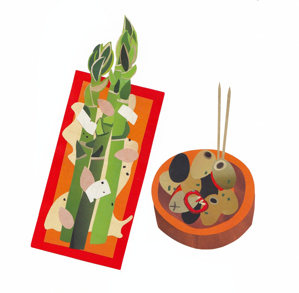 Tapas, 2016 papier - Isobel Barber