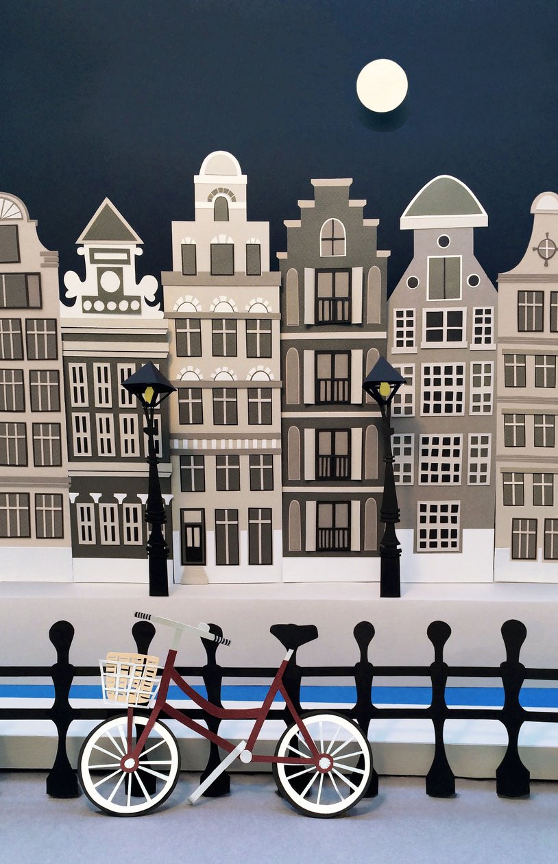 La ville dort, 2016 (papier) - Isobel Barber