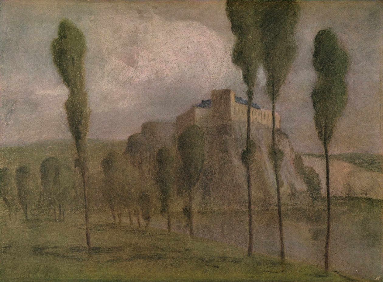 Un château du Nord, vers 1900 - Isobelle Ann Dods Withers