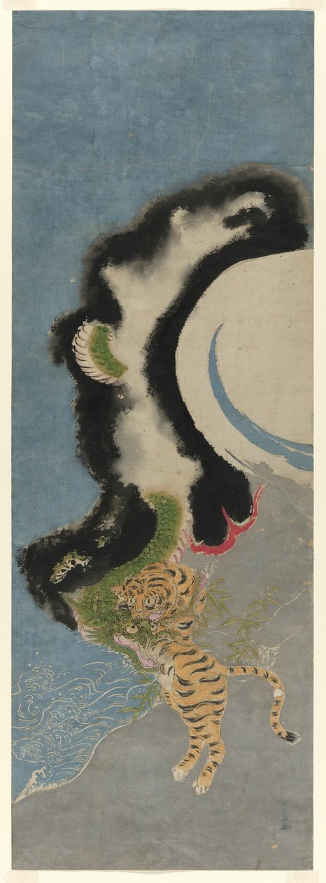 Dragon et tigre - Isoda Koryusai