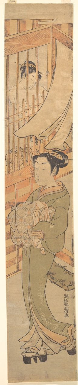 Im Yoshiwara-Viertel - Isoda Koryusai