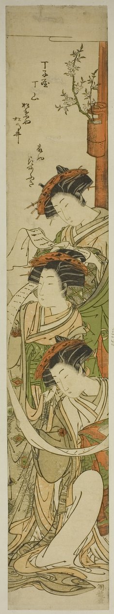 Les courtisanes Chozan du Chojiya, Hanaogi de l