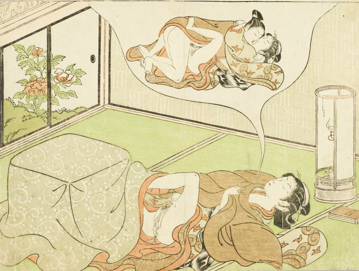Femme rêvant - Isoda Koryusai