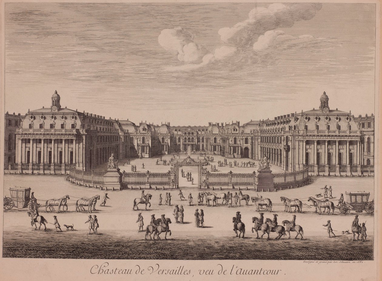 Versailles, 1682 - Israël Silvestre the Younger
