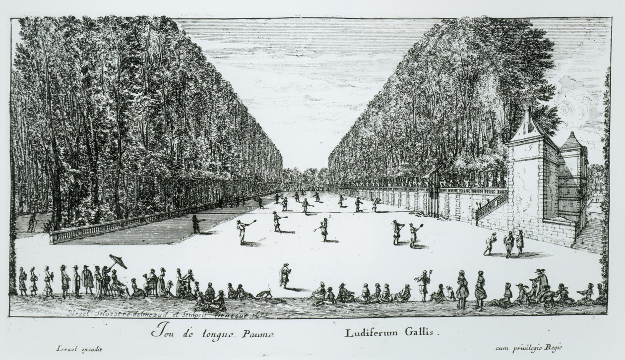 Un jeu de longue paume, 1655 - Israël Silvestre the Younger