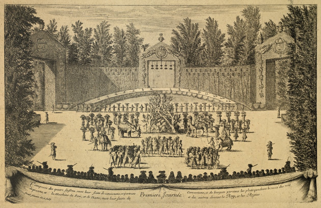 Fetes donnés a Versailles - Israel Sylvestre