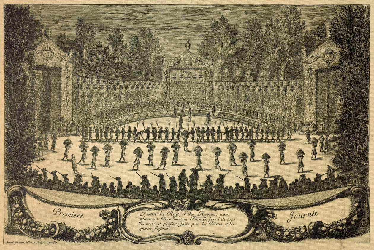 Fetes donnés a Versailles - Israel Sylvestre
