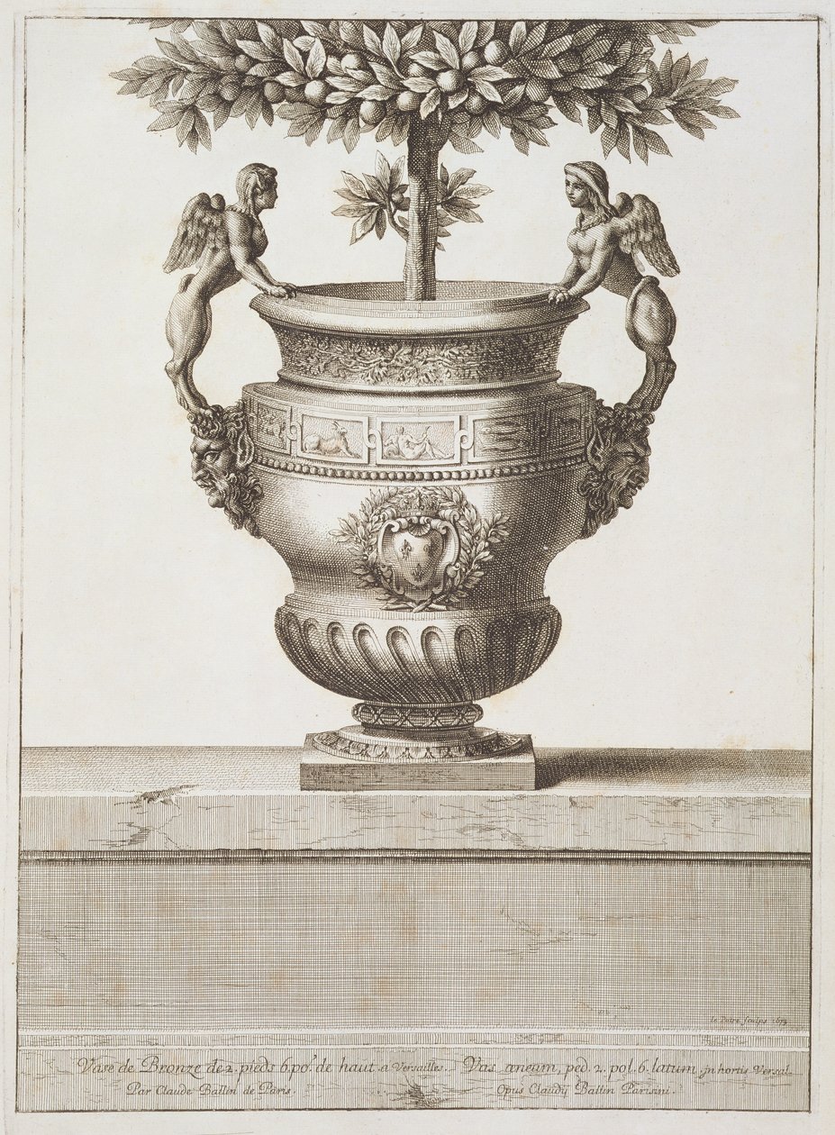 Urnes en bronze utilisées pour les agrumes, illustration de 