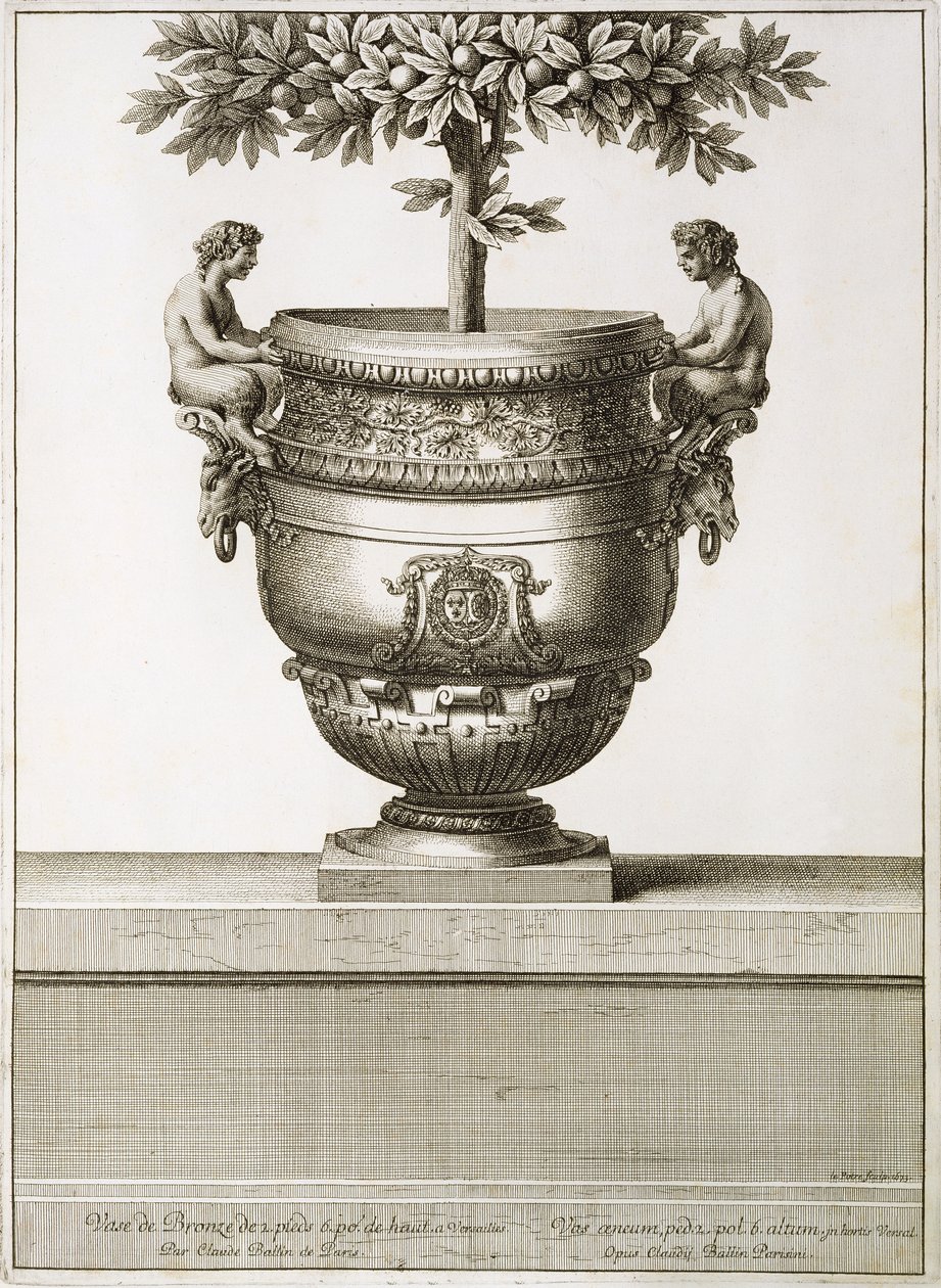 Urnes en bronze utilisées pour les agrumes, illustration de 