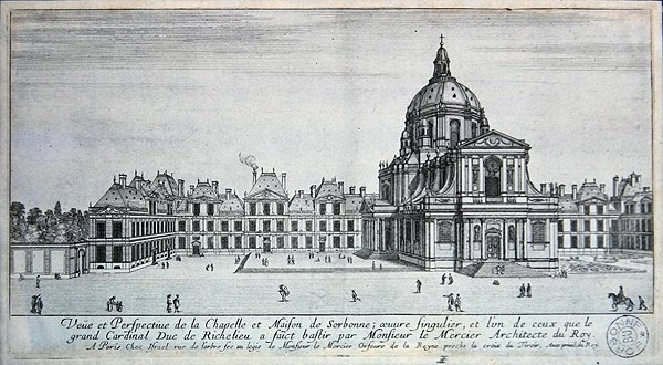 Vue de la Chapelle et de la Maison de Sorbonne - Israel the Younger Silvestre